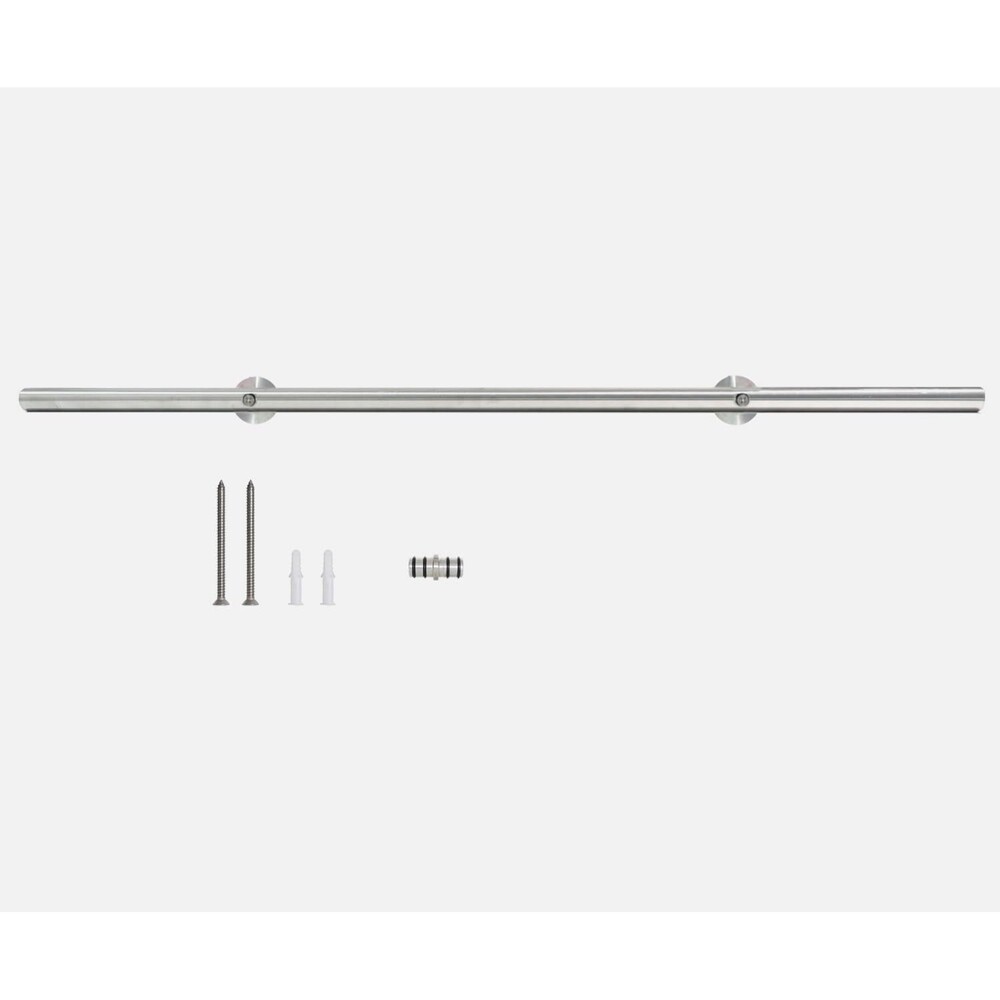 DIYHD 3.3FT Sliding Library Ladder Track Extension with 2 Wall Mount